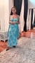 Vestido celeste con diseño - Va Asesora de Imagen