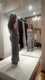 Vestido plateado largo - tienda online