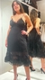 Vestido midi negro - comprar online