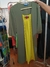 Vestido verde con apliques en internet