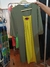 Vestido verde con apliques - comprar online