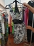 Vestido estampado negro y blanco - comprar online