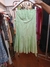 Vestido strapless verde en internet