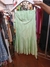 Vestido strapless verde - comprar online