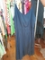 Vestido plizado azul en internet