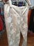 Pantalon de vestir blanco con bordados - tienda online