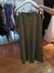 Pantalón wide leg verde militar - comprar online