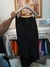 Pollera negra con tajo JEAN - comprar online