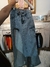 Pollera Cargo con tajo JEAN - comprar online