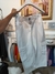 Pollera Cargo jean blanco - comprar online