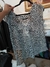 Musculosa animal print estampada - comprar online