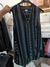 Blusa en V estampada en internet