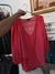 Blusa en V salmón - tienda online