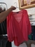 Blusa en V salmón - Va Asesora de Imagen