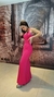 Vestido fucsia tajo - comprar online