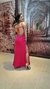 Vestido fucsia tajo en internet