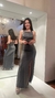 Vestido tajo en internet