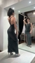 Vestido tajo - tienda online