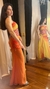 Vestido naranja y amarillo - comprar online