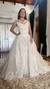Vestido novia cola
