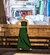 Vestido verde strapless - comprar online