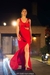 Vestido rojo transparencias - comprar online