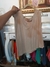 Musculosa beige escote - comprar online
