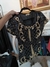 Blusa apliques negra - comprar online