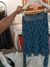 Falda azul en internet
