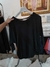 Blusa 3/4 negra - comprar online