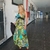 Vestido largo estampado - comprar online