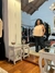 Blusa tricapa y pantalón wide led en internet