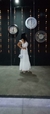 Vestido largo blanco - comprar online