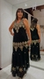 Vestido negro apliques - comprar online