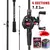 Sougayilang-Carbon Fiber Fishing Rod e Reel Combo Vara + carretilha| 1.8 - 2.1m