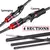 Sougayilang Vara de Pesca Ultralight 2.1m — Fibra de Carbono, 4 Seções, Casting/Spinning, 0.8-5g - World Pesca