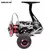 molinetes de metal Deukio 2000-7000 tamanho max arraste 12kg /vermelho /preto na internet
