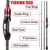 Sougayilang Vara de Pesca Ultralight 2.1m — Fibra de Carbono, 4 Seções, Casting/Spinning, 0.8-5g na internet