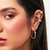 PIERCING TEXTURIZADO DOIS TONS COM ZIRCÔNIAS - comprar online