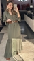VESTIDO LONGO CHIFFON BABADO - comprar online