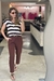 BLUSA MALHAS LISTRADAS YELO002 - comprar online
