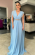 VLO CHIFFON C/ DETALHE EM PEDRARIA NA CINTURA 2060 - comprar online