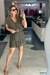 Vestido amassado com elastico na cintura - comprar online