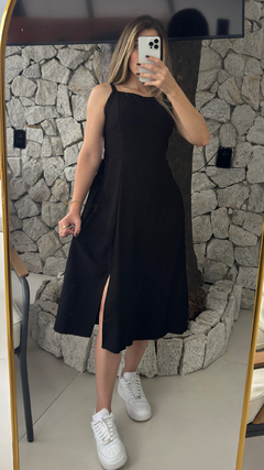 Vestido Mídi preto