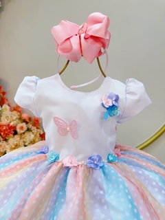 Vestido chuva de cores - comprar online