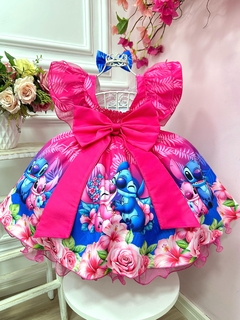 Vestido Lilo stitch e angel na internet