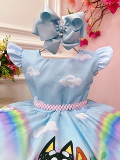 Vestido temático Bluey - loja online