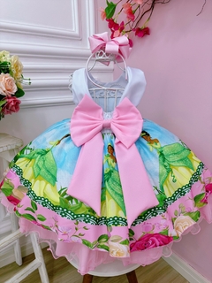 Vestido princesa tiana na internet