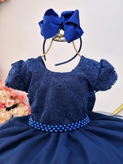 Vestido azul marinho - comprar online