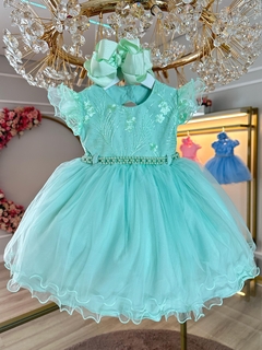 Vestido verde para Bebê